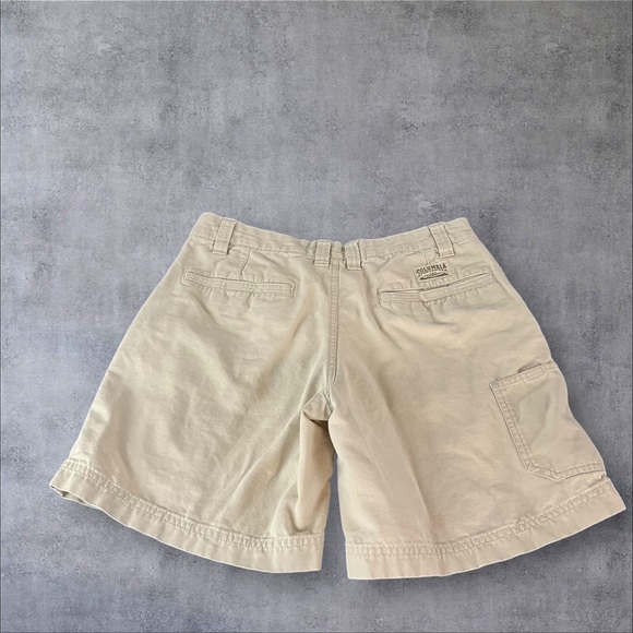 Columbia Sportswear Shorts Mens Size 32 Flat Front Pockets Khaki Cotton (467) - Picture 2 of 15